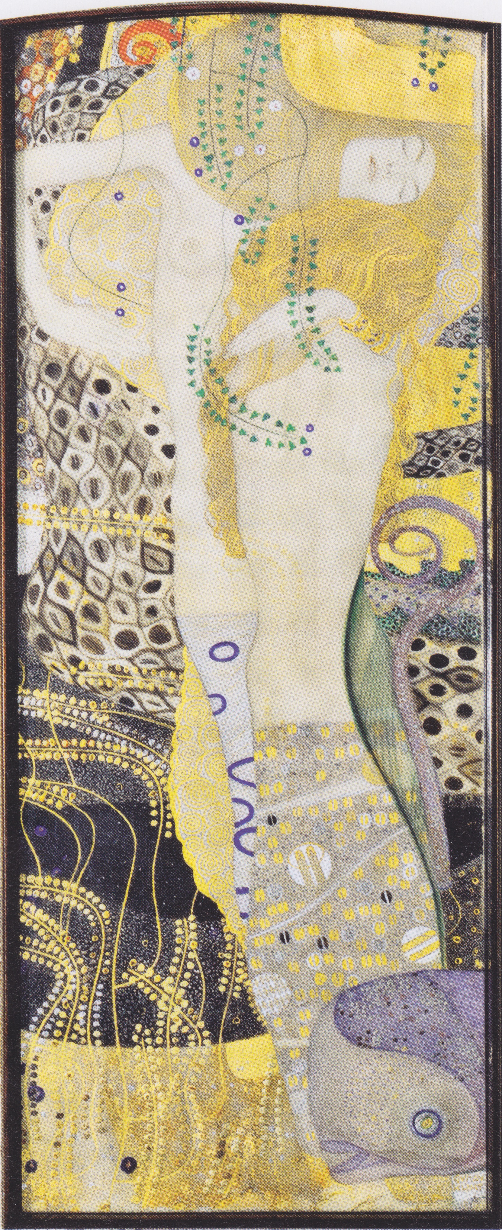 Gustav Klimt - Watersnakes 1907